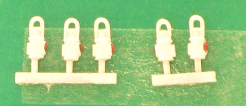DA20LNER Springside LNER Tail Lamp White Body Red lens