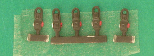 DA6 Springside Guards Van Lamps (Black) (Pack of 5)