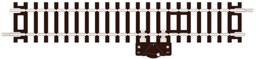 ST205 Peco Setrack Isolating Track with Switch