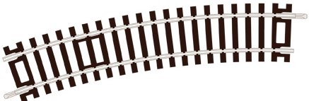 ST220 Peco Setrack Curved No 1 Radius Standard Unit