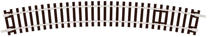 ST235 Peco Setrack Curved No 4 Radius Standard Unit