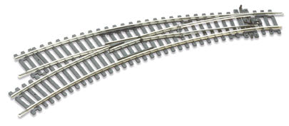 ST245 Peco Setrack Left Hand Curved Turnout