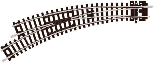 ST45 Peco Setrack Curved Left Hand Turnout