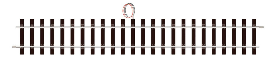 ST702 Peco Setrack Powered Straight Track Code 124 Bullhead