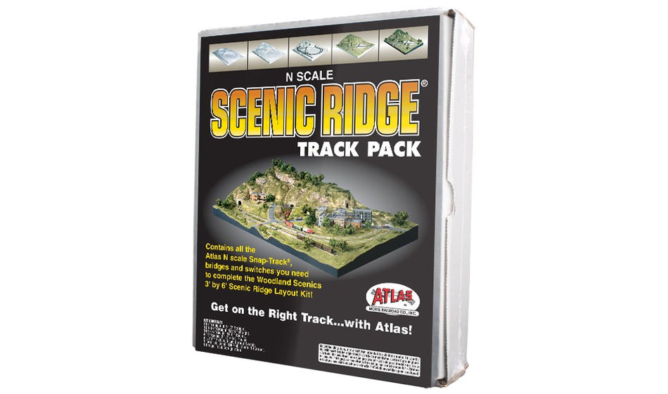 ST1182 Woodland Scenics Scenic Ridge Track Pack