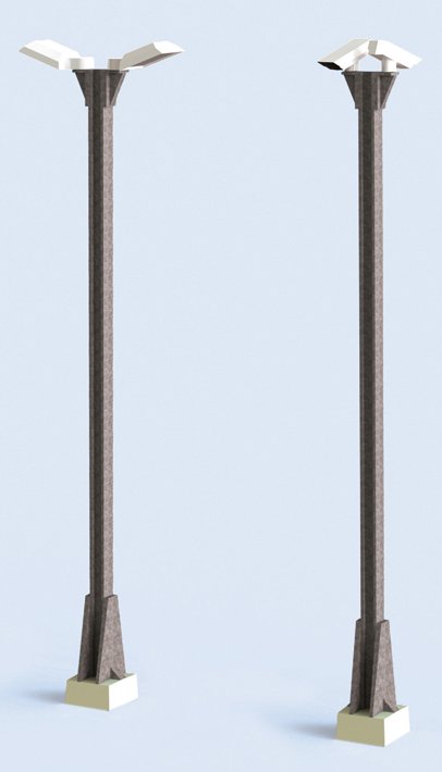 SSM321 Wills CCTV Posts Cameras and Lights Kit