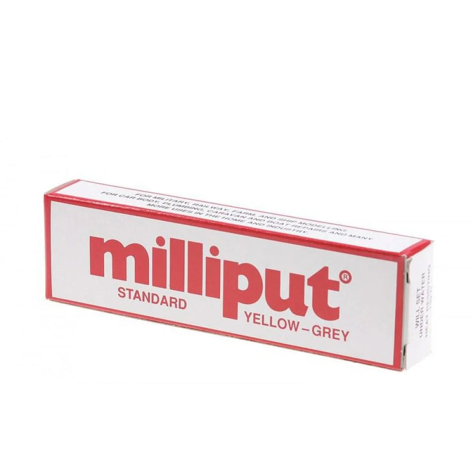 PUT1B Milliput Standard Yellow-Grey 2 Part Epoxy Putty