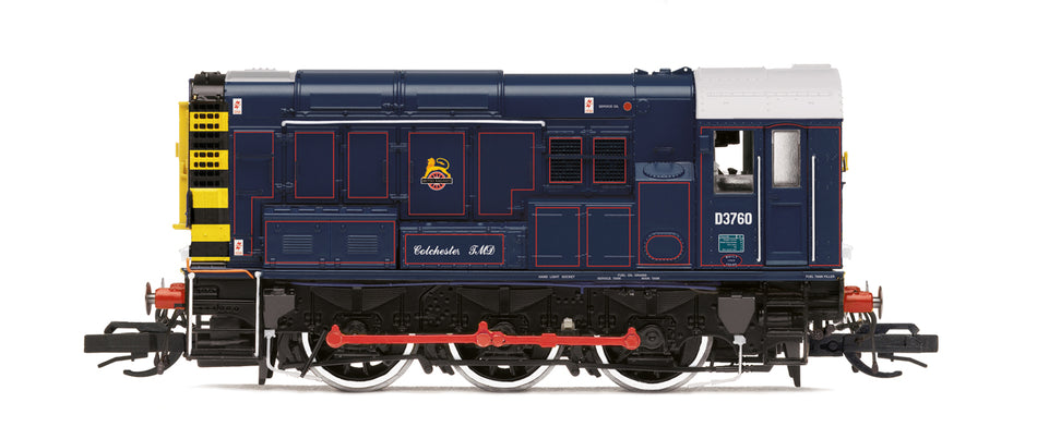 TT3059M Hornby Class 08 Diesel Shunter D3760 Colchester TMD