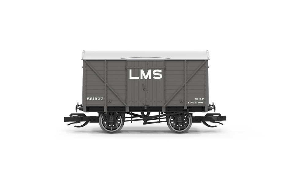 TT6069 Hornby LMS Vent Van number 581932 - LMS Grey