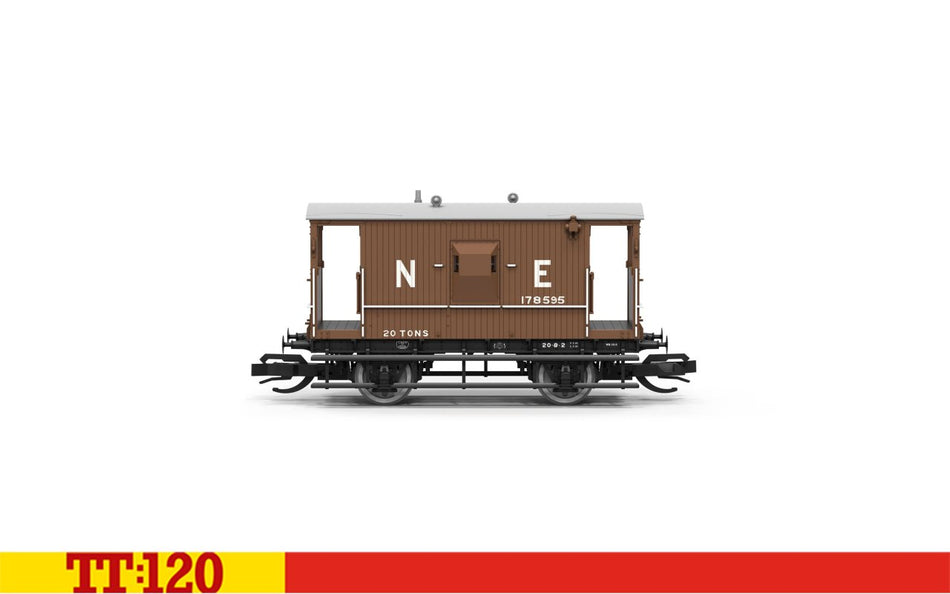 TT6080 Hornby Toad E Brake Van number 178595 - LNER Bauxite