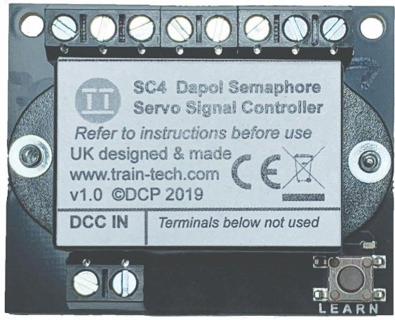 SC4 Train-Tech DCC Signal Controller - Dual Dapol Semaphore