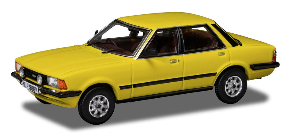 VA15008 Corgi Vanguards Ford Cortina Mk5 1.3 - Prairie Yellow