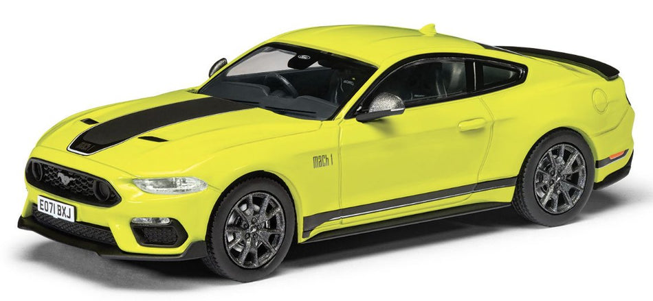 VA15504 Corgi Vanguards Ford Mustang Mk6 Mach 1, Grabber Yellow