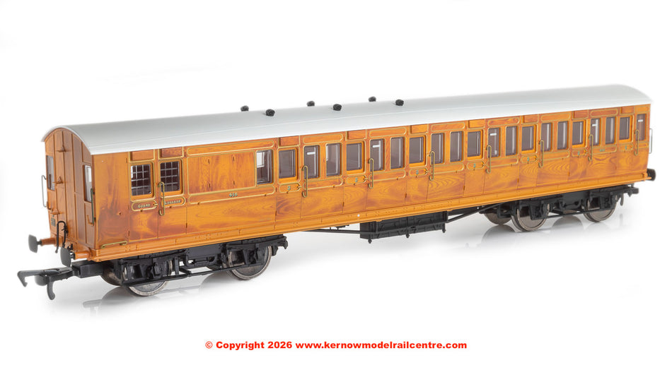 E86031 EFE Rail 54ft non-Corridor Brake Third Coach Lined Teak