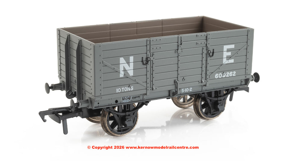 973003 Rapido GER Dia.48 7-plank - LNER (pre-36) No.609262