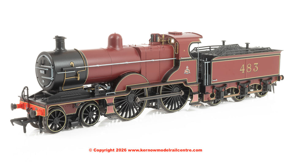 974002 Rapido MR 483 No.483 Midland Railway Crimson
