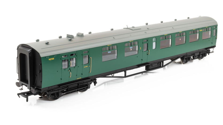 34-760A Bachmann SR Bulleid Brake Composite Corridor Coach BR Malachite