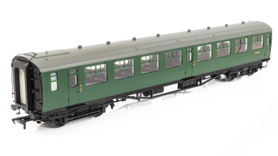 34-826A Bachmann SR Bulleid Second Open Coach 15in Vents BR (SR) Green