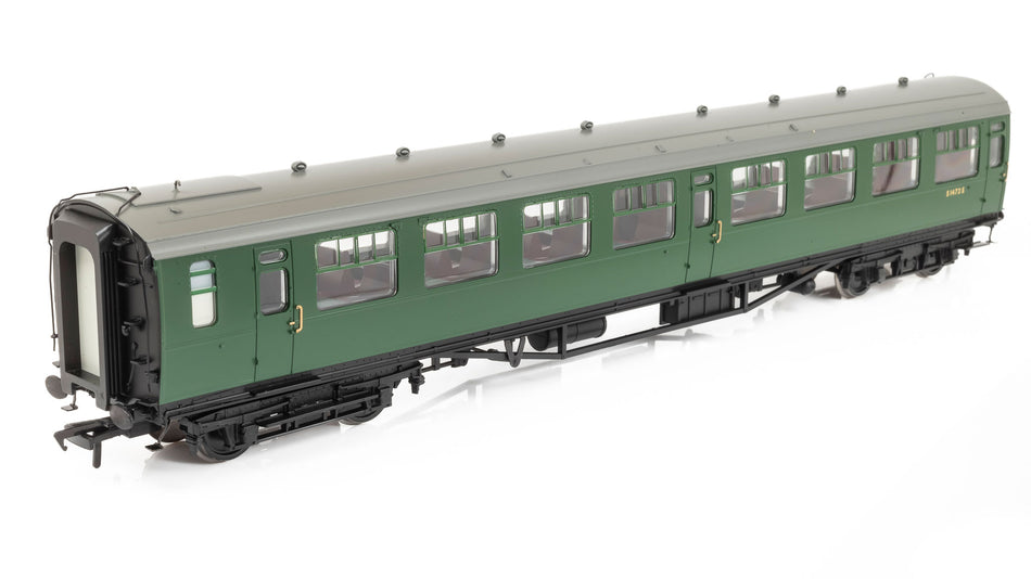34-826 Bachmann SR Bulleid Second Open Coach 15in Vents BR (SR) Green