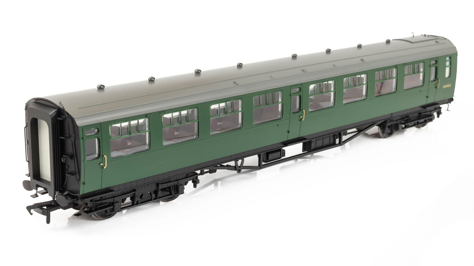 34-826 Bachmann SR Bulleid Second Open Coach 15in Vents BR (SR) Green