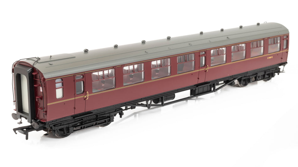 34-827 Bachmann SR Bulleid Second Open Coach 15in Vents BR Maroon