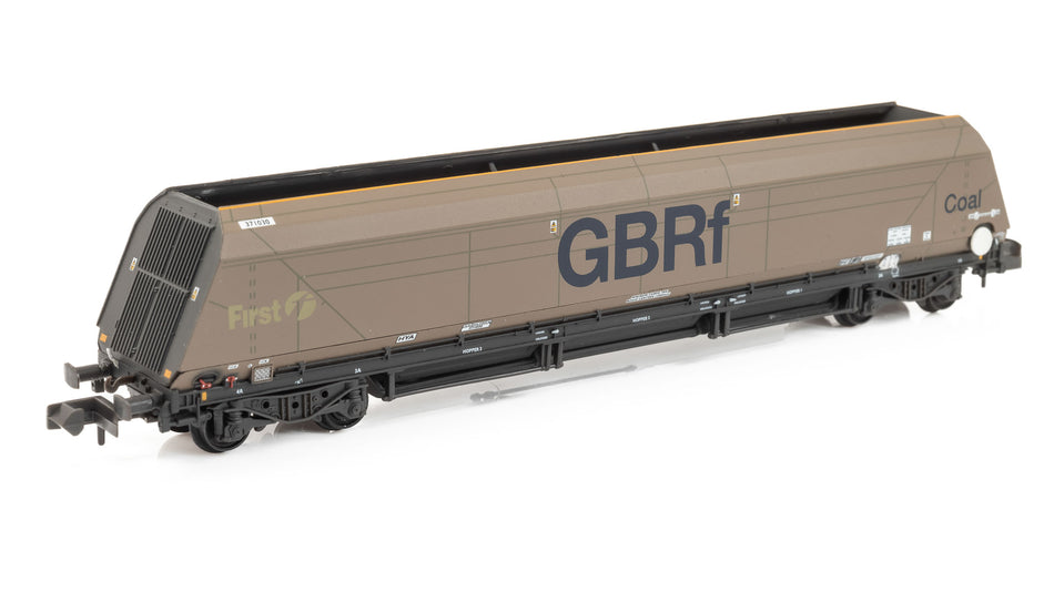 377-577B Graham Farish HYA Bogie Hopper Wagon GBRf Silver 'Coal'