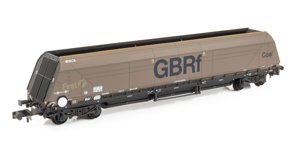 377-577C Graham Farish HYA Bogie Hopper Wagon GBRf Silver 'Coal'