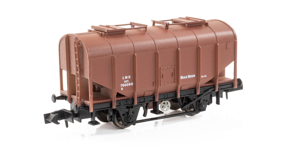 2F-036-059 Dapol Bulk Grain Hopper - LMS Bauxite - 700366