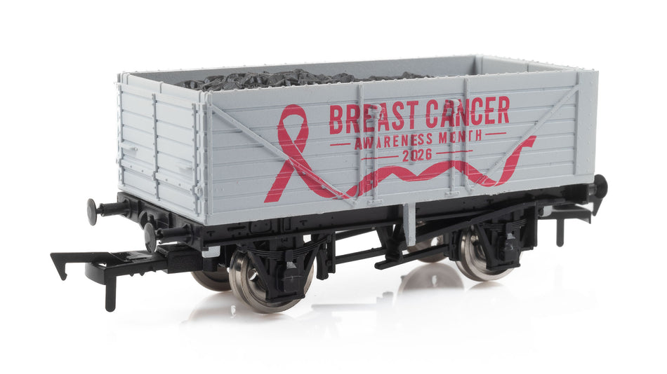 GVBCAM26 Dapol 7 Plank Open Wagon - Breast Cancer Awareness Month 2026