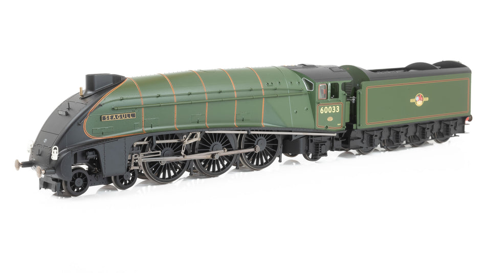 R30552SS Hornby Class A4 4-6-2 Steam Loco 60033 ‘Seagull’ - BR Green Late Crest - Steam Generator