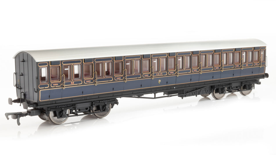 E86036 EFE Rail 54ft non-Corridor Third Coach SDJR Lined Blue