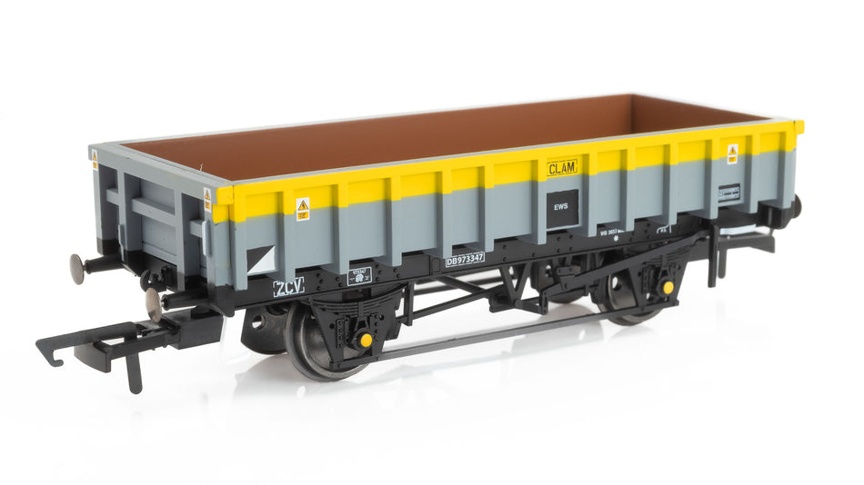 R60331 Hornby ZCV CLAM Wagon number DB973347 - Civil Engineers Dutch Yellow and Grey