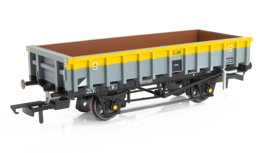 R60331 Hornby ZCV CLAM Wagon number DB973347 - Civil Engineers Dutch Yellow and Grey