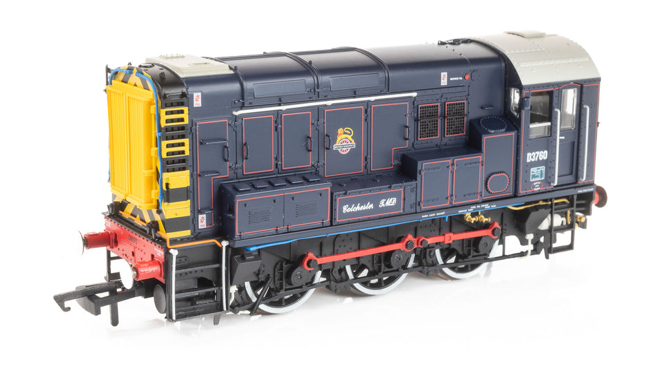 R30507 Hornby BR Class 08 Diesel Shunter number D3760 Colchester TMD