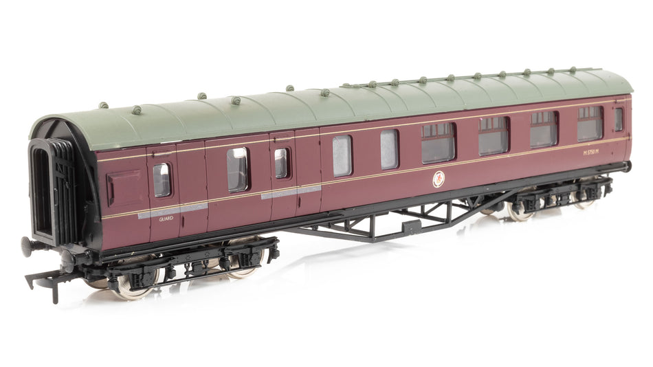 4P-010-451 Dapol 57ft Stanier Corridor Brake Composite M5750M BR