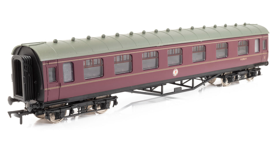 4P-010-602 Dapol 60ft Stanier Corridor Composite M3896M BR Lined