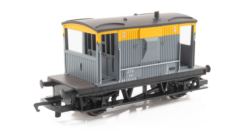 R60351 Hornby Railroad 20 Ton Brake Van ZTV number DB950406 - Civil Engineers Dutch livery