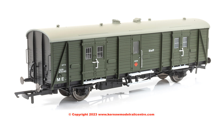 R60081 Hornby Brake Van C number 975140 Departmental Green