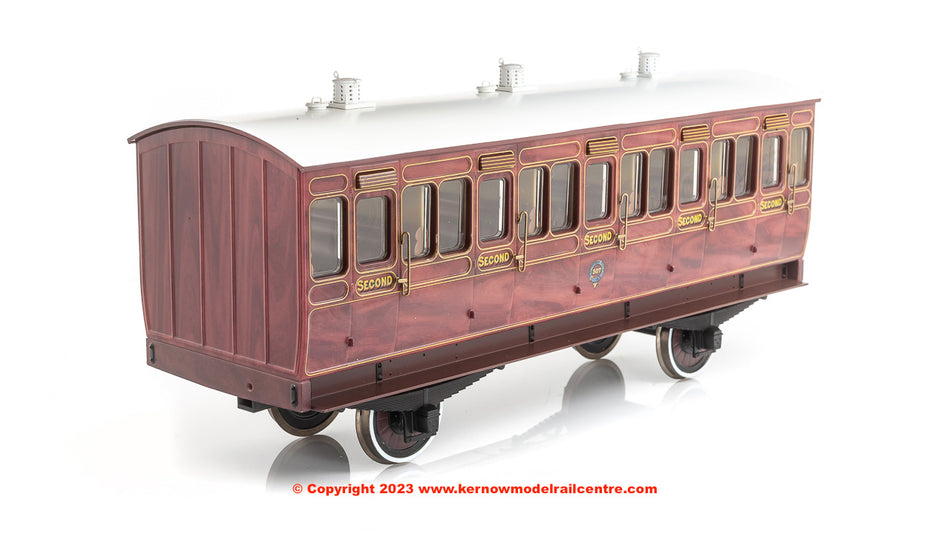 7P-020-200 Dapol Stroudley 4 Wheel Suburban Oil Lit 2nd Mahogany