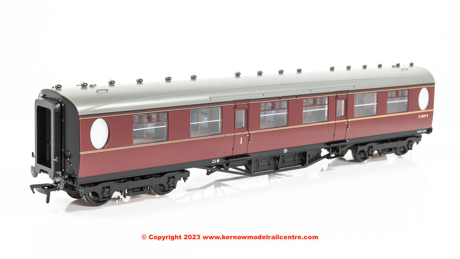 34-412A Bachmann LNER Thompson Composite Corridor BR Maroon