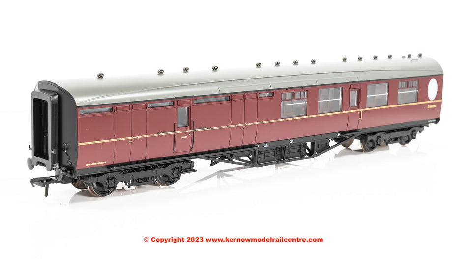 34-462A Bachmann LNER Thompson Brake Second Corridor BR Maroon