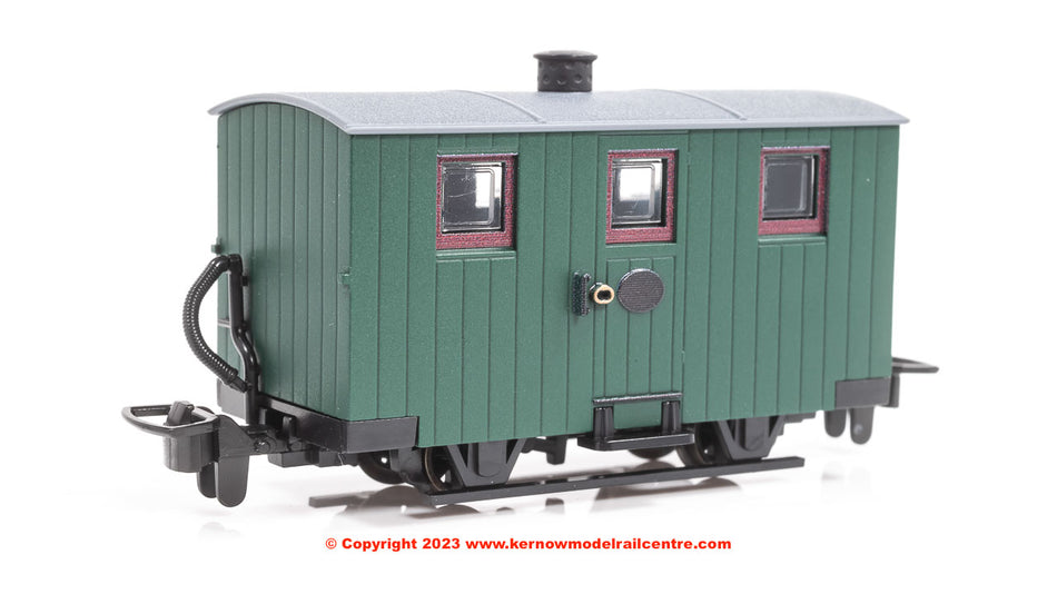 GR570UG Peco Ffestiniog Quarryman Coach - Unlettered Green