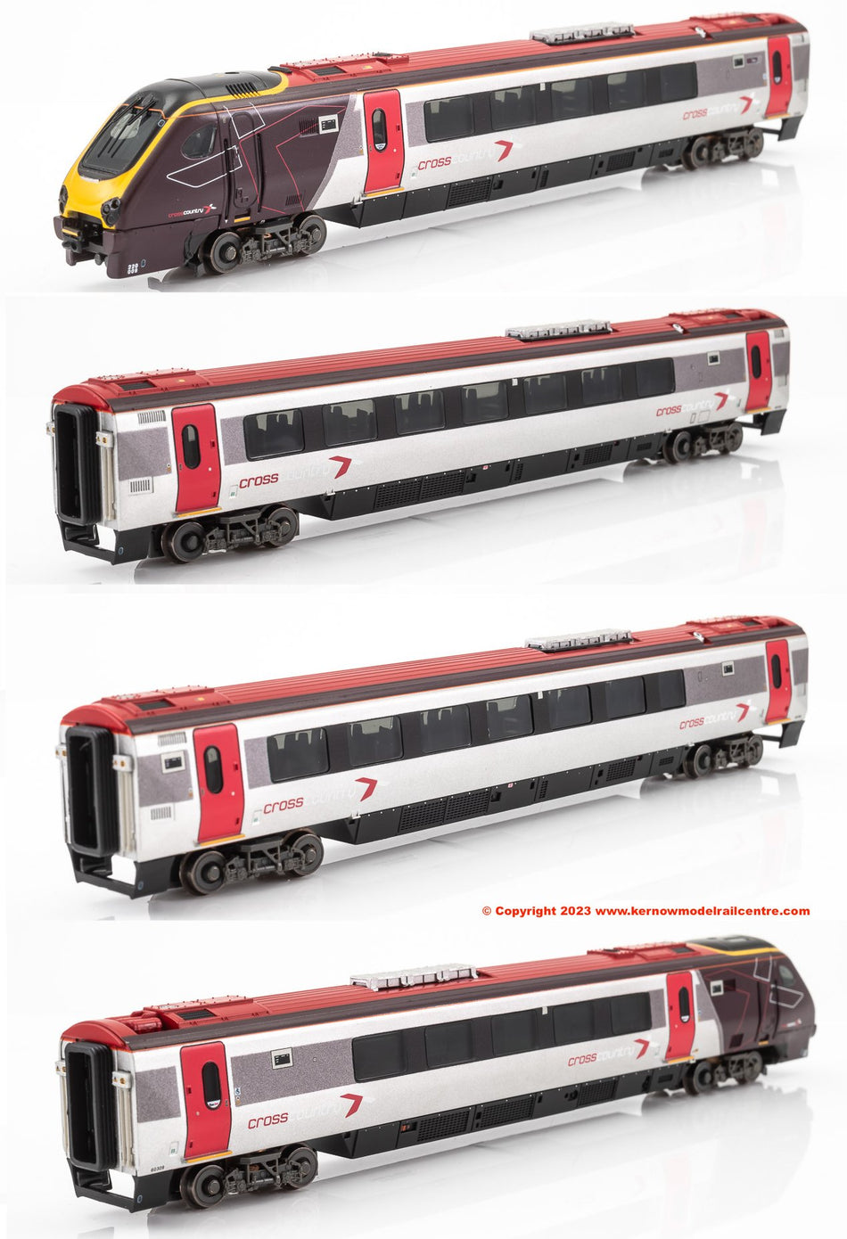371-679 Graham Farish Class 220 4-Car Voyager 220009 Arriva