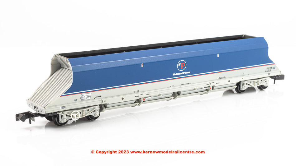 373-811B Graham Farish HKA Bogie Hopper 'National Power' Blue