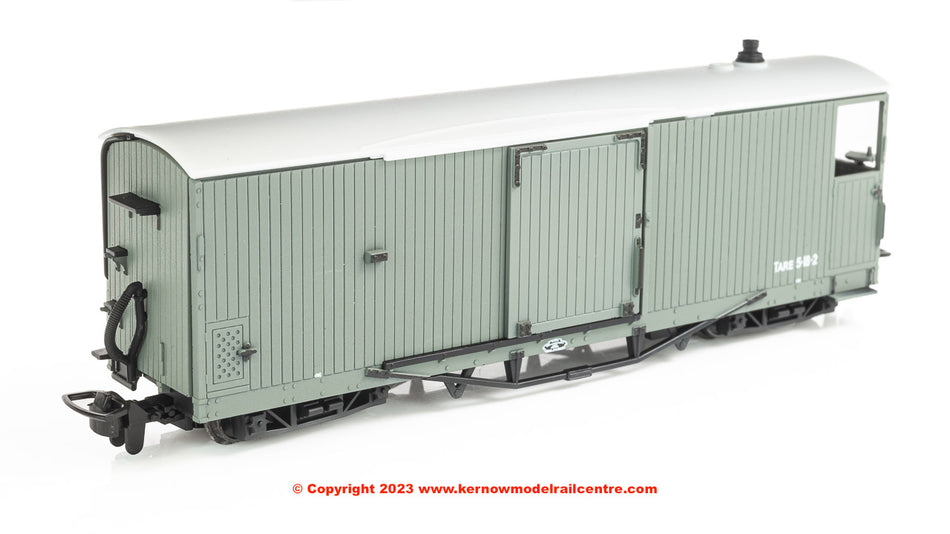 GR240UGO Peco L&B 8 Ton Bogie Goods Brake Van unlettered grey
