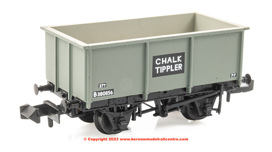377-276B Graham Farish BR 27T Steel Tippler Wagon BR Grey Chalk
