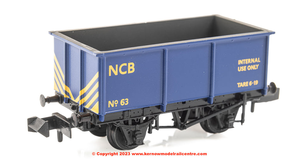 377-282 Graham Farish BR 27T Steel Tippler Wagon NCB Blue