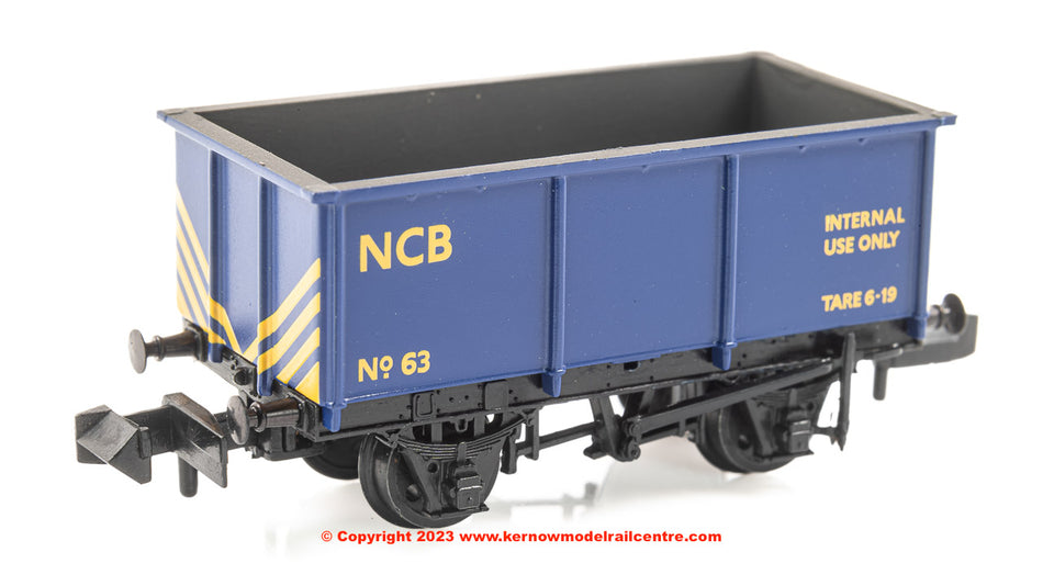 377-282 Graham Farish BR 27T Steel Tippler Wagon NCB Blue