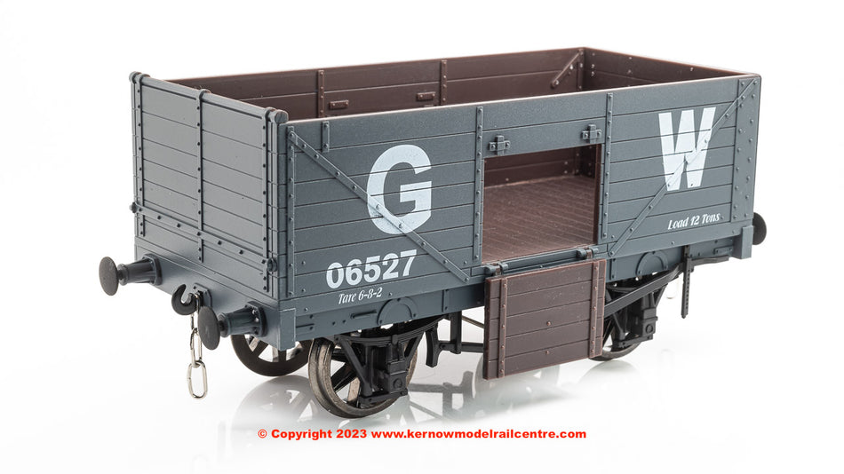 7F-071-048 Dapol 7 Plank Open Wagon number 06527 GWR Grey