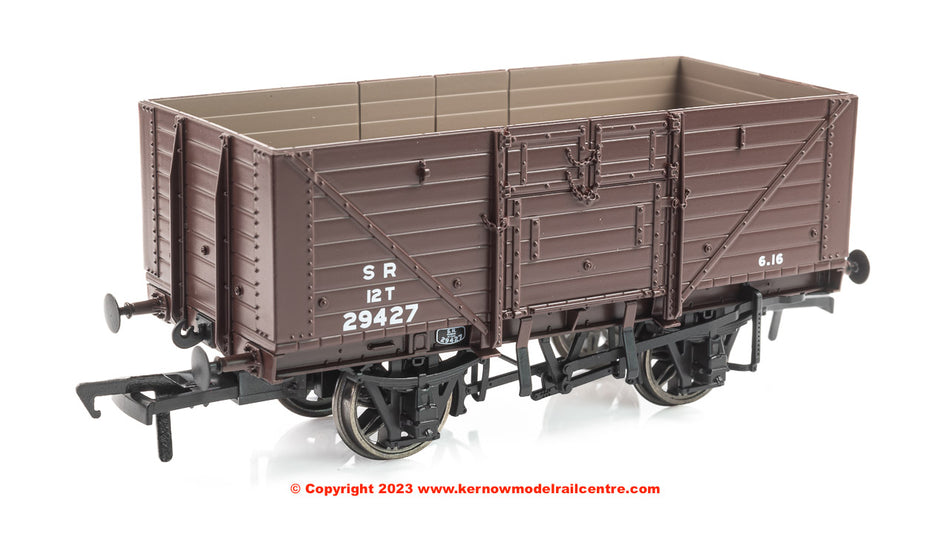 940011 Rapido D1379 8 Plank Open Wagon No. 29427 - SR Brown